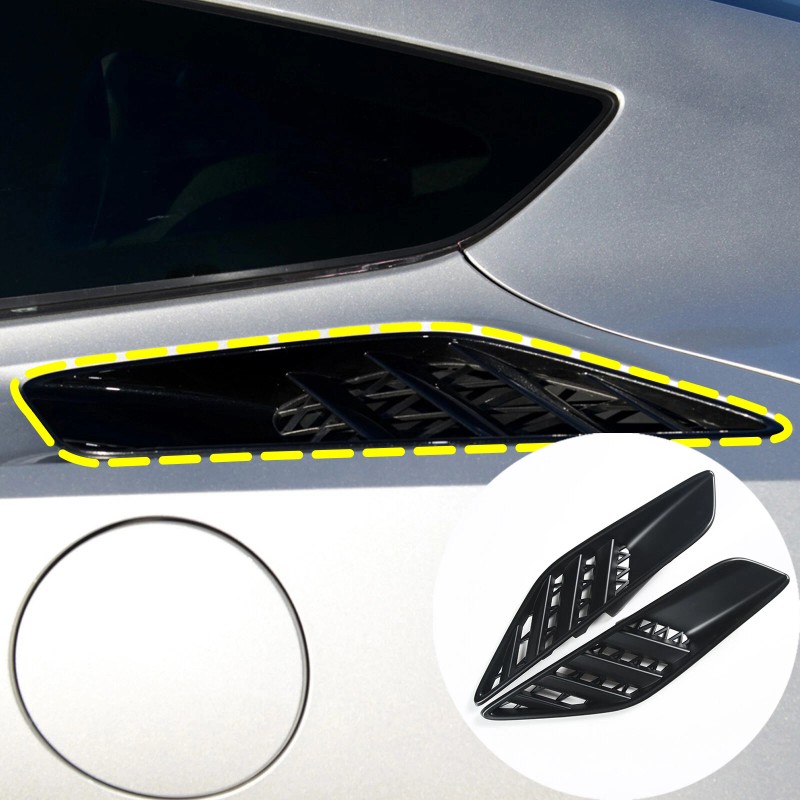 MXtech-23 For Corvette C7 2014-2019 Rear Fender Air Vent Trim
