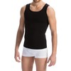 Farmacell 417 (Black, S) Men's Tummy Control Body Shaping Vest