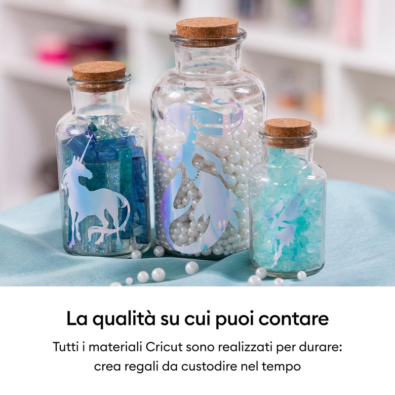 Cricut Vinile olografico 30x120cm (blu)