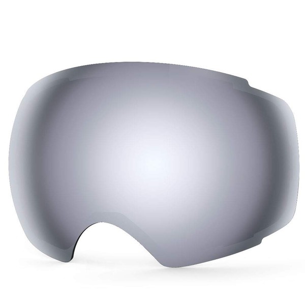 ZIONOR Lagopus X4 Ski Snowboard Snow Goggles Replacement Lenses (VLT 78% Bright Lens)