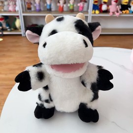 Animal Puppet Hand Puppet Plush Doll Finger Puppet Animal Farm Ranch Zoo Theater Troupe(Panda)