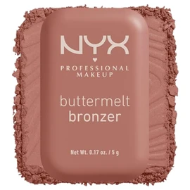 Nyx Professional Makeup Buttermelt Bronzer Bronceador Cremoso Polvo Alta Pigmentación Fórmula Vegana Acabado Natural Duración Hasta Por 12h Tono All
