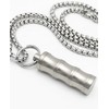 Haxtec Titanium Pill Holder Necklace, Small Pill Box Nitro Holder