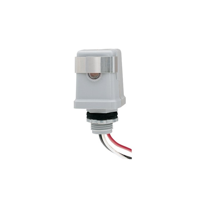 Intermatic K4141C 120-Volt 25-Amp Stem Mount Thermal Photocontrol , Gray