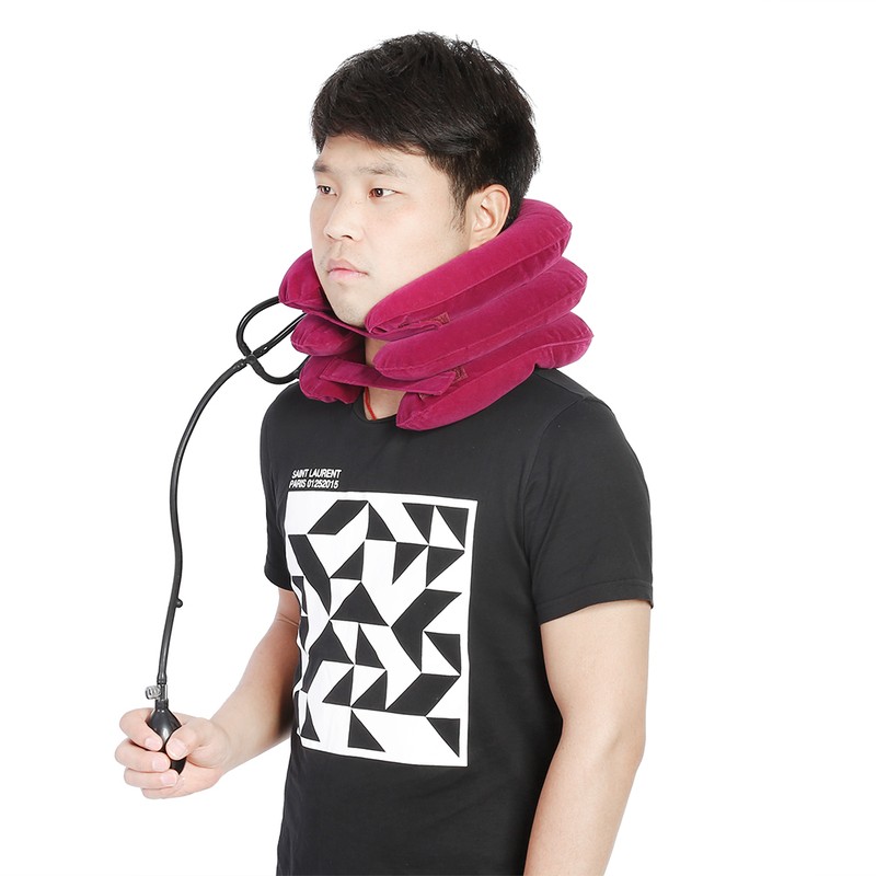 Portable Lightweight Inflatable U Shape Cervical Neck Stretcher Traction Device