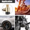 X AUTOHAUX 16cm Car Tire Air Hose Adapter Extension Quick
