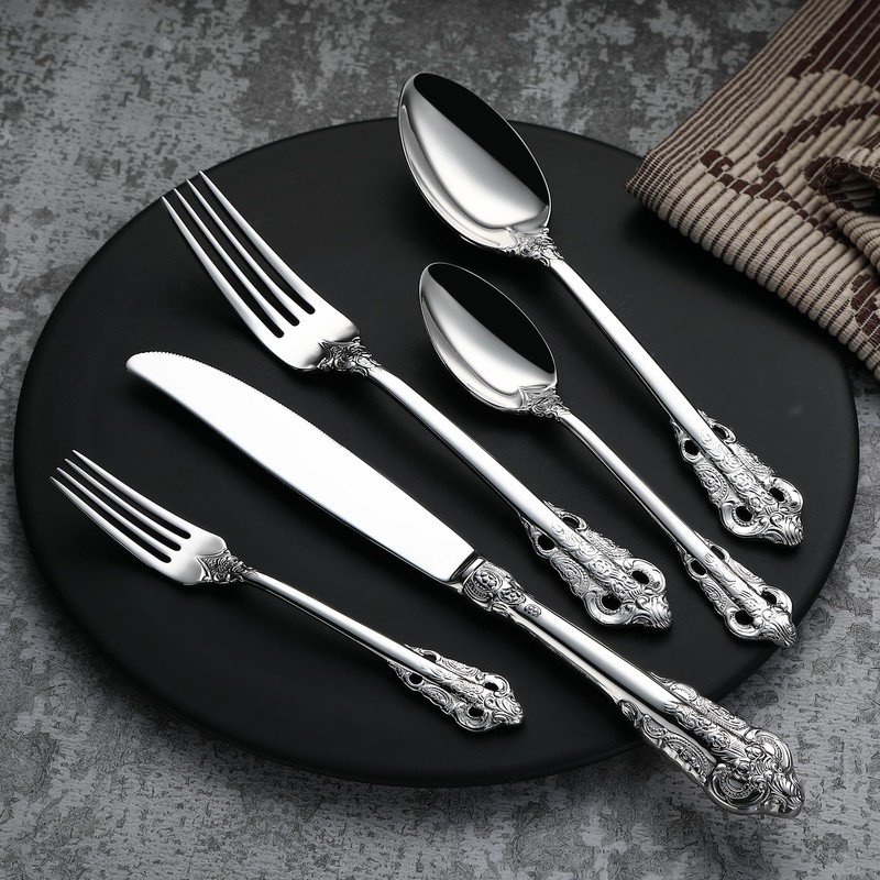 CADYSS Luxurious 20 Piece Silverware Set for 4 - Cutlery