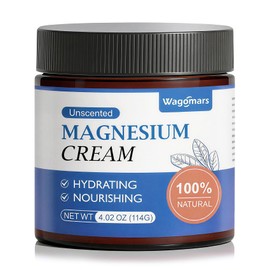 Crema De Magnesio Para Dormir - Loción Tópica De Magnesio Para Calambres Y Dolores En Las Piernas, Relajación Muscular, Calma - Manteca Corporal Natur