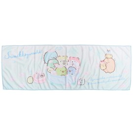 Sumikko Gurashi [Summer Cooling Towel] Bottled Cool Feeling Face Towel/Together with Otomari Kai San-X
