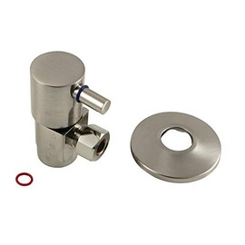 Kingston Brass CD43308DLK Angle Stop Valve, Brushed Nickel