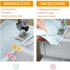 LIDOUK Sewing Clips for Fabric and Quilting 30 PCS,Embroidery Clips