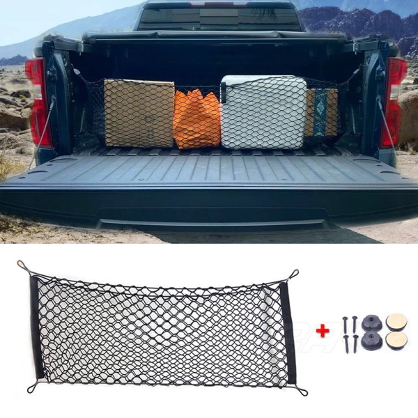 CHUSYYRAY Rear Trunk Envelope Style Organizer Cargo Net for FORD