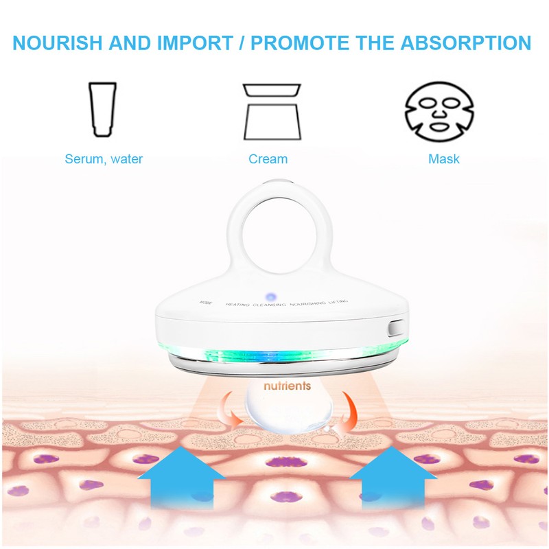 RF Heating Beauty Instrument Skin Whitening Lifting Anti Aging Ion