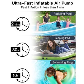 Oushome Portable Air Pump White