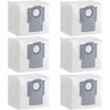 6Pack Original Vacuum Dust Bags for Roborock S8 Pro Ultra,S8+,S7