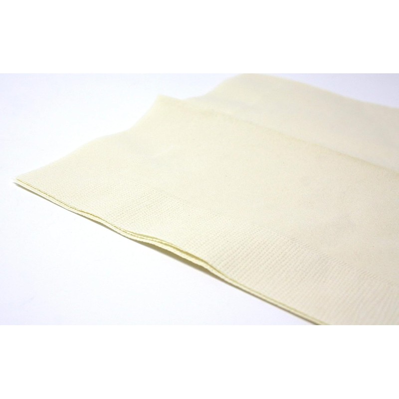 Ivory Dinner Napkins | 2-Ply | 15" x 17" |