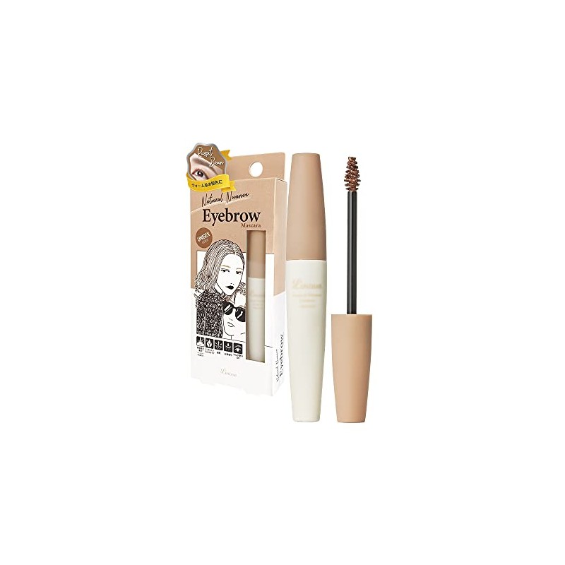 Linue NNM-03 Eyebrow Mascara, 03, Russet Brown, 0.3 oz (8