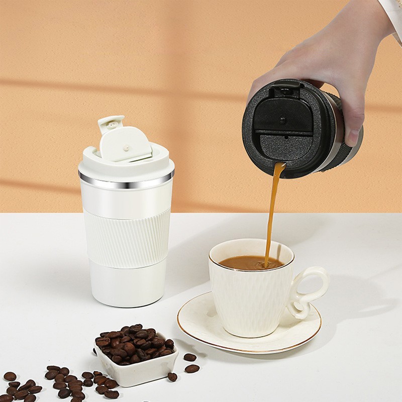 Vacuum Insulation Cup 304 Stainless Steel Simple Portable Temperature Display