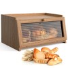 LOHASOK Bread Box for Kitchen Countertop Large Bread Box Farmhouse