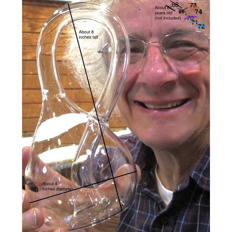 Handmade Glass Klein Bottle