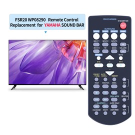 FSR20 WP08290 Replacement Remote Control Applicable for Yamaha Soundbar YAS-81CU YAS-71CU YAS-81 YAS-71 YAS-81SPX YAS-71SPX