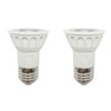 Anyray 2-LEDs JDR Light Bulbs Dimmable 120V - Red Color