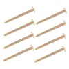 Kisangel 8pcs Stainless Steel Survey Stakes for Accurate Property Line