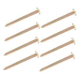 Kisangel 8pcs Stainless Steel Survey Stakes for Accurate Property Line and Boundary Marking Measurement Nails for Outdoor Surveying and Construction Use