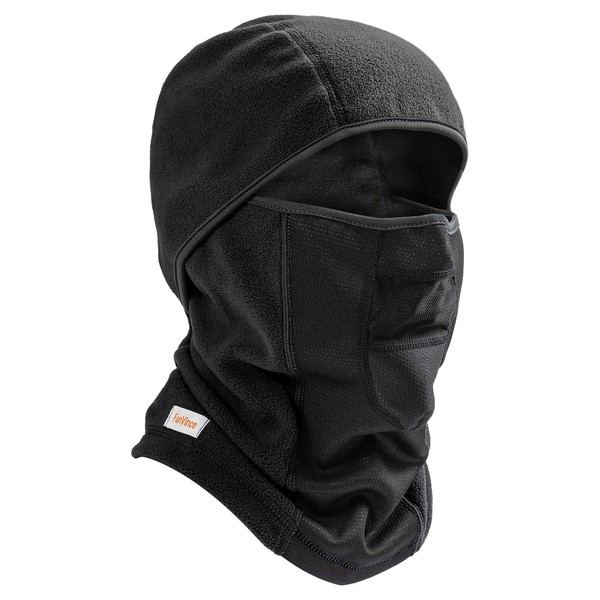 Balaclava Winter Cagoule Hiver Warm: Ski Face Mask Thermal Windproof Coldproof Gifts for Men Women, Black