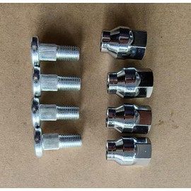 SHULIY RACING Front Rear Wheel Studs & Lug Nuts 85-1116 Replacement for 2006-2017 Arctic Cat ATV 400 500 650 700 1000 H2 TRV ALTERRA atv Wildcat Sport Trail Prowler 550 700 1000 UTV