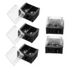 Outanaya 5pcs Dual Makeup Pencil Sharpener Portable Handheld Tool for