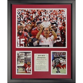 Legends Never Die Alabama Crimson Tide 2011 National Champions Framed Photo Collage, 16" x 20"