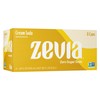 Zevia Zero Sugar Cream Soda, 12 Ounce Cans (Pack of