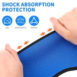 EXCEART SBR Double Shoulder Brace - Double Shoulder Support Wrap Protector Shoulder Strap Brace for Outdoor Hiking Lifting Sports