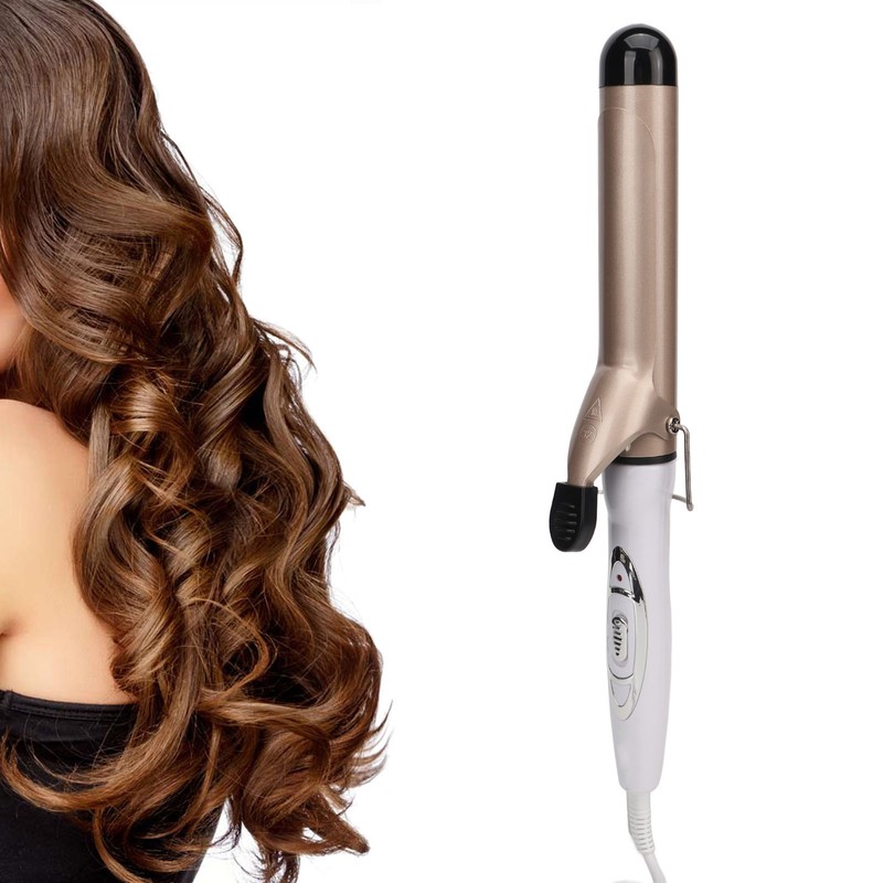 Hair Curling Iron Ceramic Prevent Scald Negative Ion Portable Hair
