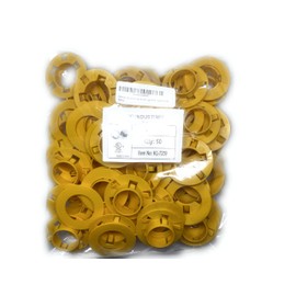 Polypropylene Bushing for Metal Studs - Protects Wire Insulation from Abrasion -Allows Smooth Wire Pulling - Grommet Protector with Stud Size of 2x4 Inches Metal Stud snap Bushing NM Cable 50 Pack