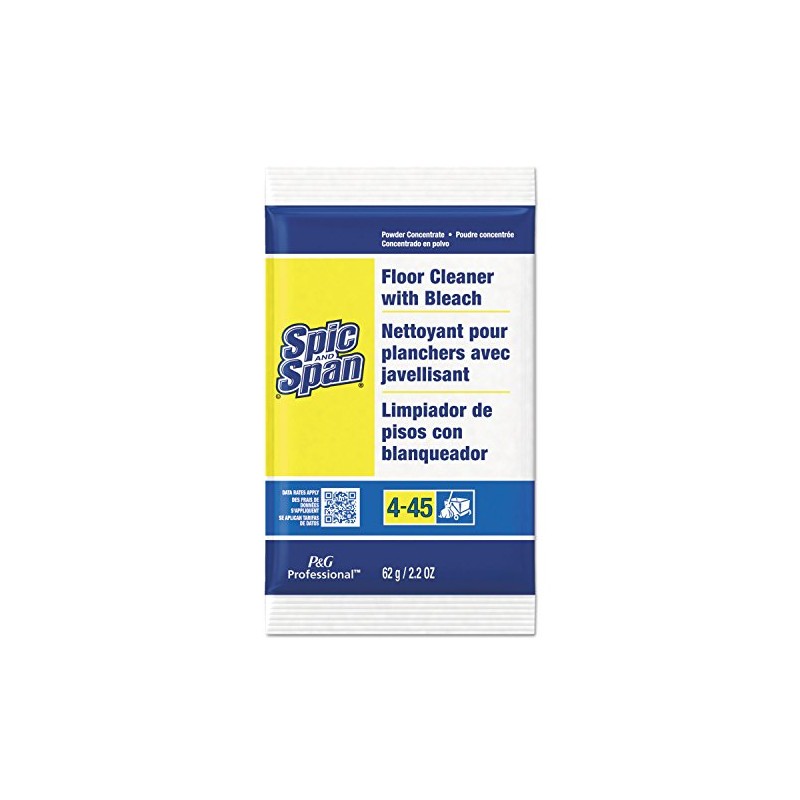Spic and Span 02010 Powder Floor Cleaner with Bleach, 2.2