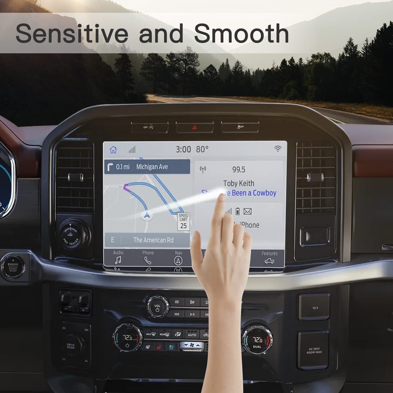 Carwiner Screen Protector for 2021-2024 2025 Ford F-150 12In Navigation