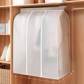 120 * 100 * 50 cm Protector de Ropa Colgante, Bolsas de Almacenamiento en el Armario Colgante Impermeable a Prueba de Polvo Translúcida,Bolsas para Ropa para Guardarropas para Vestidos,Trajes,Abrigos