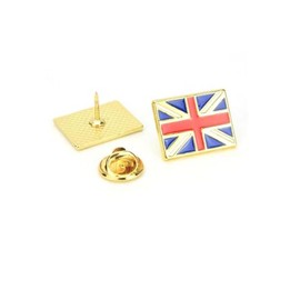 British Flag Brooch Badge Metal United Kingdom Flag Lapel Pin UK Flag Union Jack British Patriotic British Badges