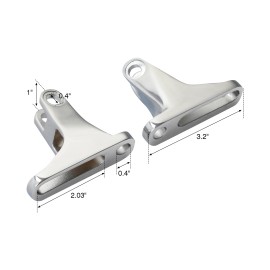 TCMT Chrome Passenger Foot Peg Mini Mount Fit For Harley Touring Street Glide 93-24