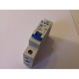 LVE 16 AMP Type B16A Live MCB Single Pole Circuit Breaker LVE CA116B