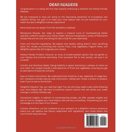  New Renal Dialysis Diet And Cookbook For Beginners: A Comprehensive Handbook to Embark on Your Journey to Better Health with a Nutritional Kidney Friendly Diet Recipes and 30 days Meal Plan