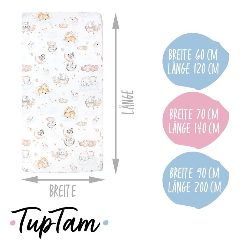 TupTam baby fitted sheet children fitted sheet for baby bed