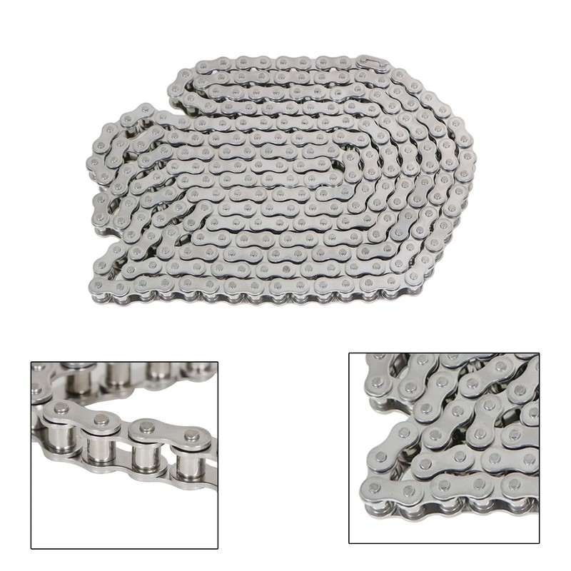 TINVHY 40SS Stainless Steel Roller Chain with 1 Free Connecting