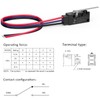 DIYhz Waterproof Micro Switch Long Straight Hinge Lever with Line