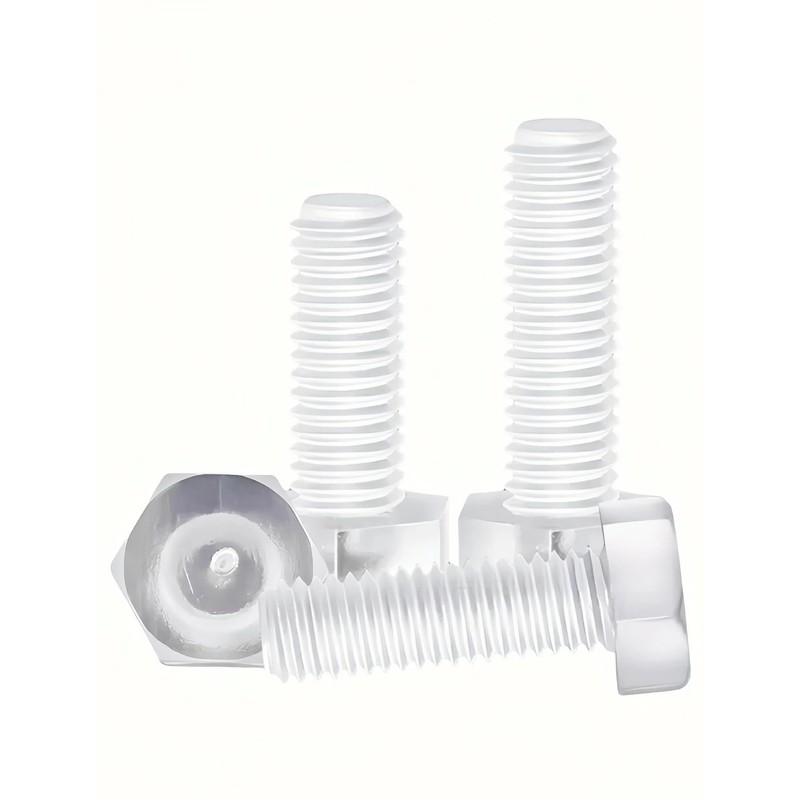 PC(Polycarbonate) Plastic Transparent Metric Hex Head Screws with Nuts and