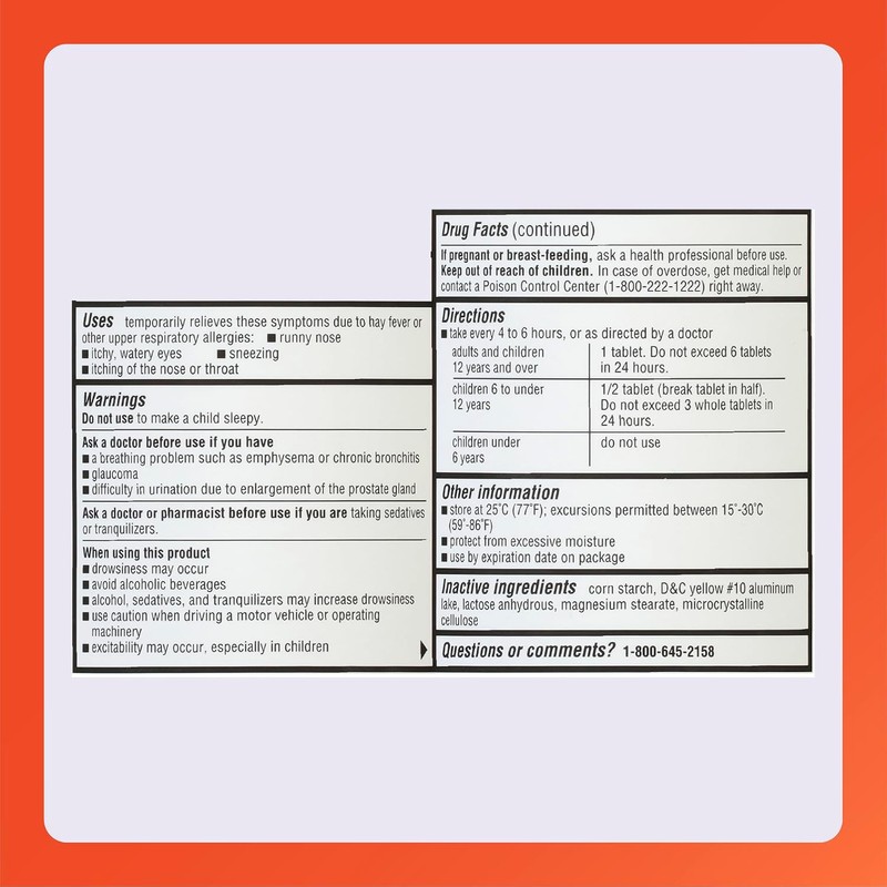Rugby 4 Hour Aller-chlor - Chlorpheniramine Maleate 4 mg -