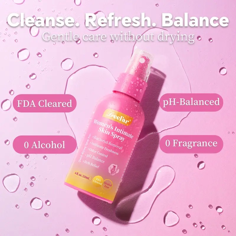 Intimate Feminine Hygiene Spray – pH-Balanced, Refreshing & Soothing for