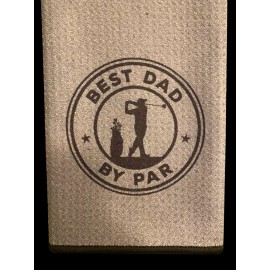 TrueBridie Golf Towel for Dad - Golf Gift for Dad - Christmas Golf Gift for Dad